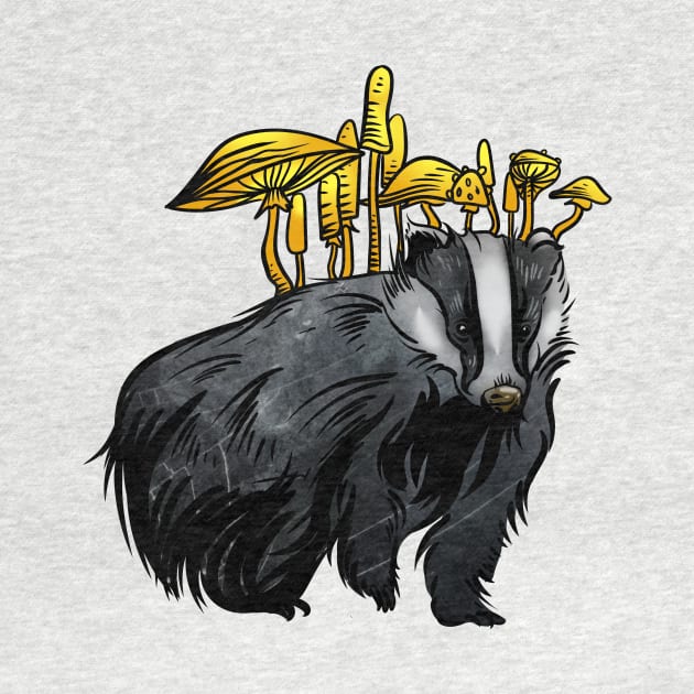 Mushroom Badger by Manfish Inc.